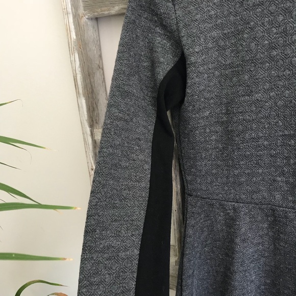 Rachel Roy Gray Long Sleeve Skater Style Dress - Picture 4 of 5